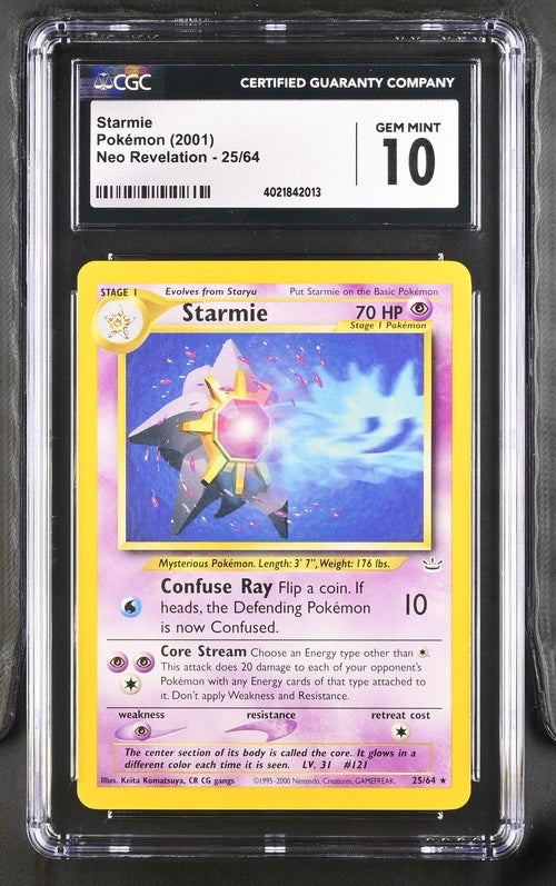 Starmie 25/64 Neo revelation (2001)