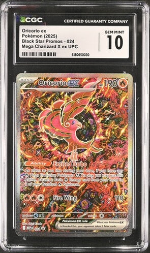 Oricorio ex 024 (Mega Evolution Promos) — CGC 10