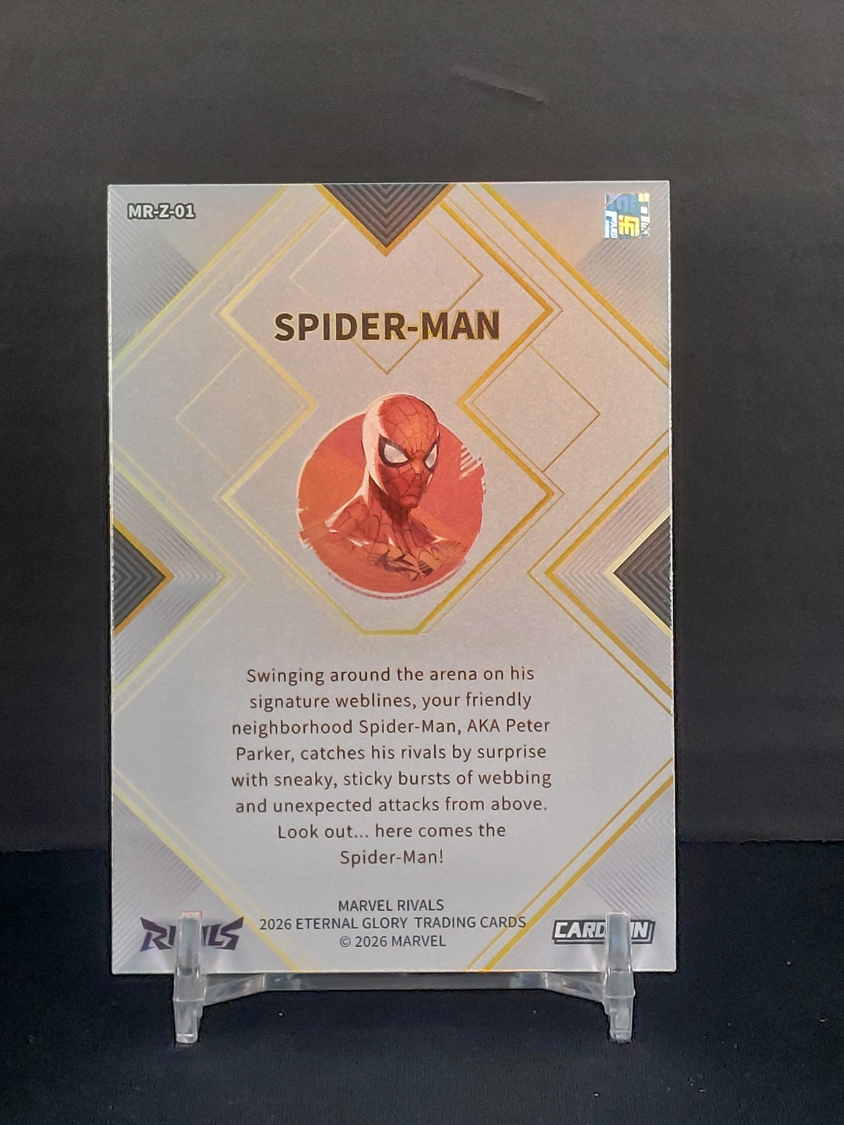 SPIDER-MAN Hero Debut Card 2026 CardFun Marvel Rivals: Eternal Glory