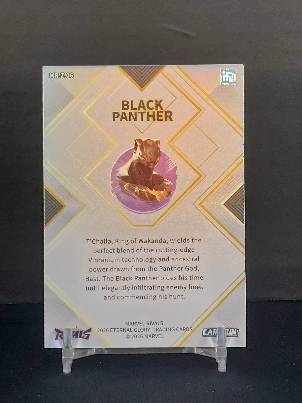 BLACK PANTHER Hero Debut Card 2026 CardFun Marvel Rivals: Eternal Glory