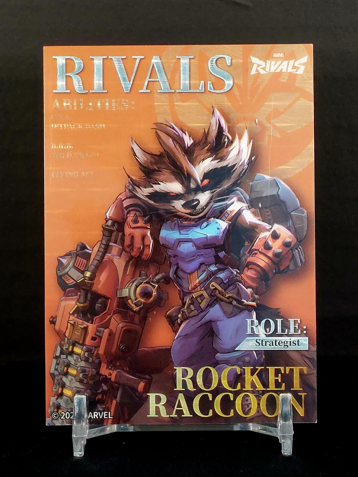 ROCKET RACCOON Hero Debut Card 2026 CardFun Marvel Rivals: Eternal Glory