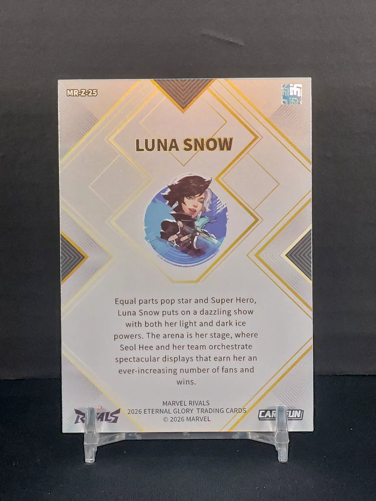 LUNA SNOW Hero Debut Card 2026 CardFun Marvel Rivals: Eternal Glory