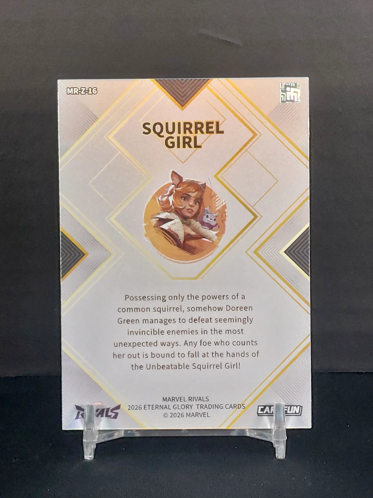 SQUIRREL GIRL Hero Debut Card 2026 CardFun Marvel Rivals: Eternal Glory