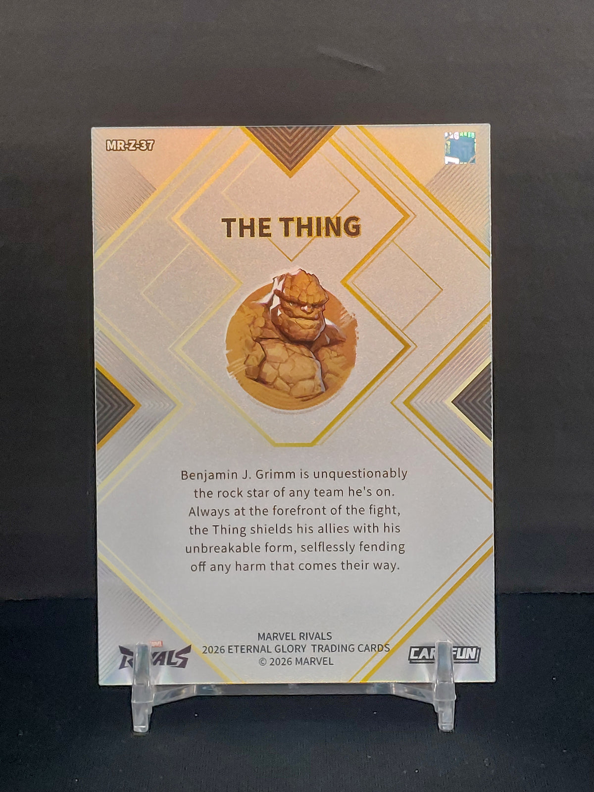 THE THING Hero Debut Card 2026 CardFun Marvel Rivals: Eternal Glory
