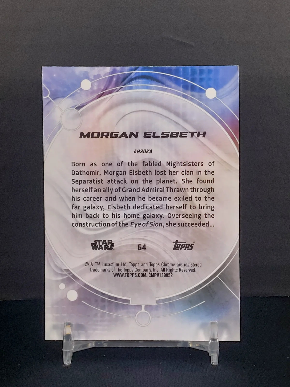 MORGAN ELSBETH #64 - 2026 Topps Chrome Star Wars Raywave Refractor