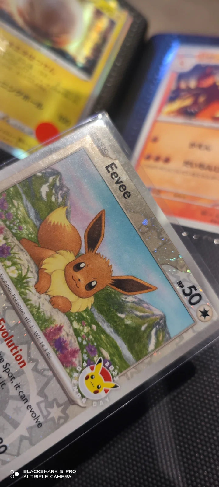 Eevee (Pokemon Day 2025) (Reverse Cosmos Holo) 074/131 (Miscellaneous Cards & Products)