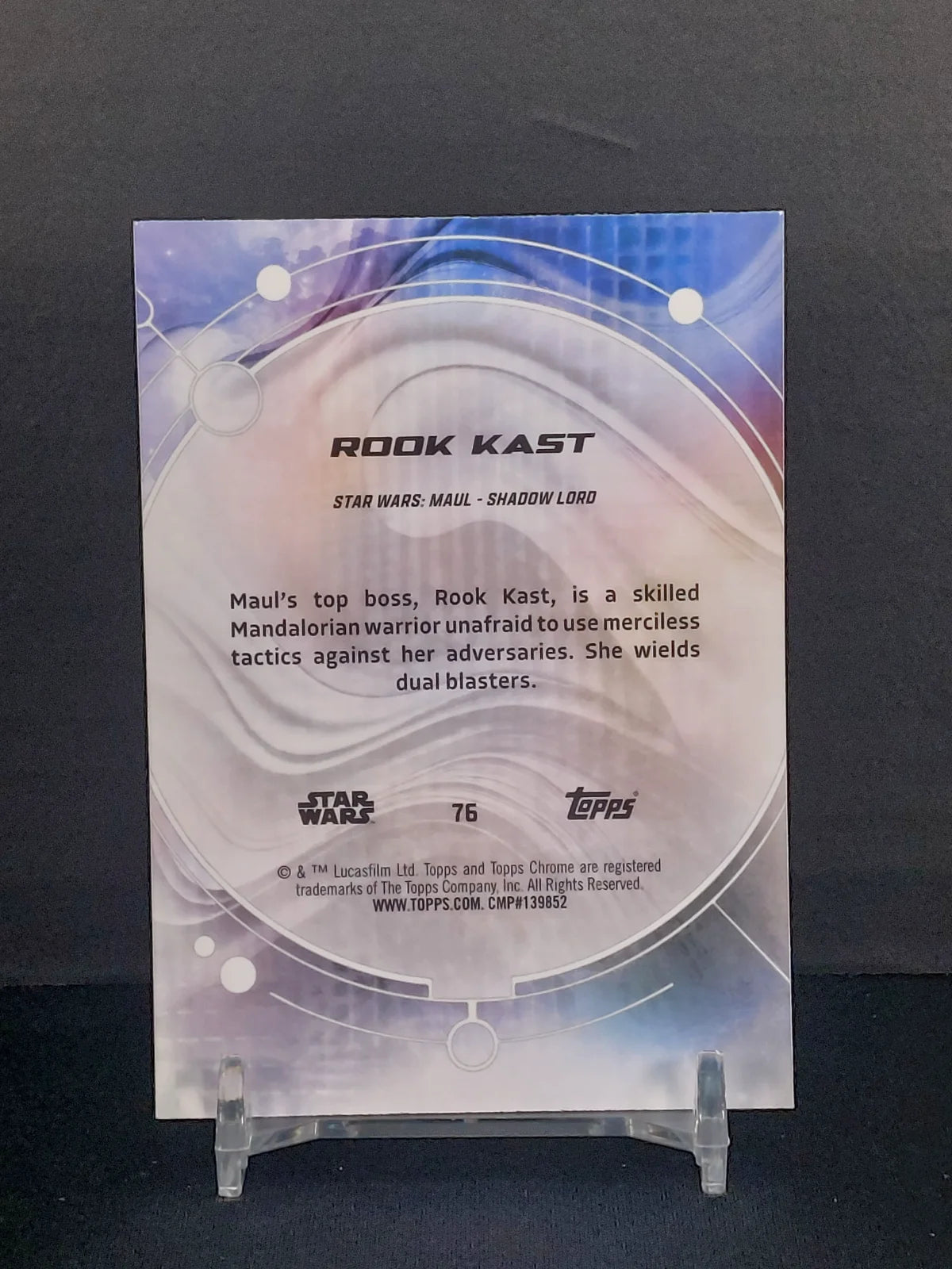 ROOK KAST #76 - 2026 Topps Chrome Star Wars Raywave Refractor