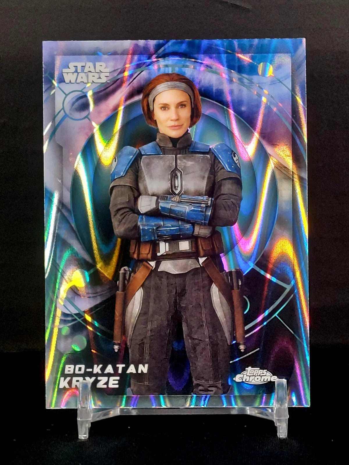 BO-KATAN KRYZE #24 - 2026 Topps Chrome Star Wars Raywave Refractor