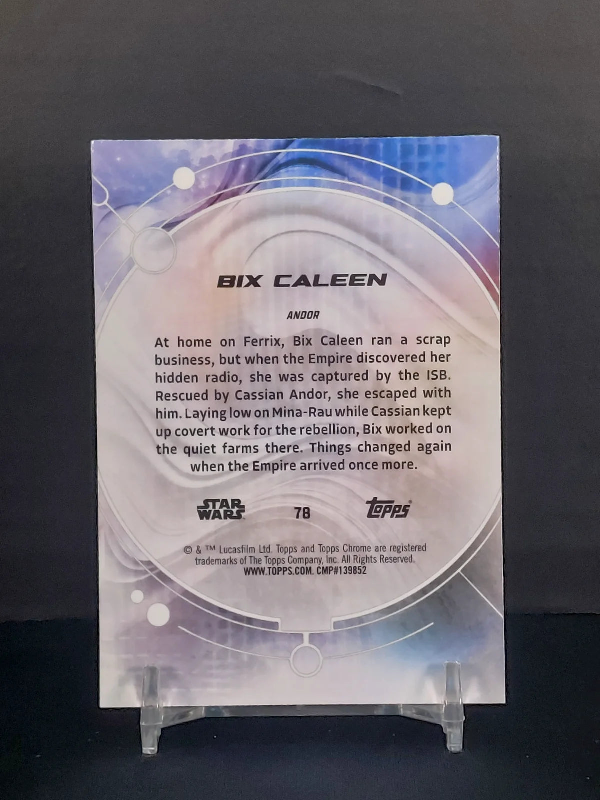 BIX CALEEN #78 - 2026 Topps Chrome Star Wars Raywave Refractor