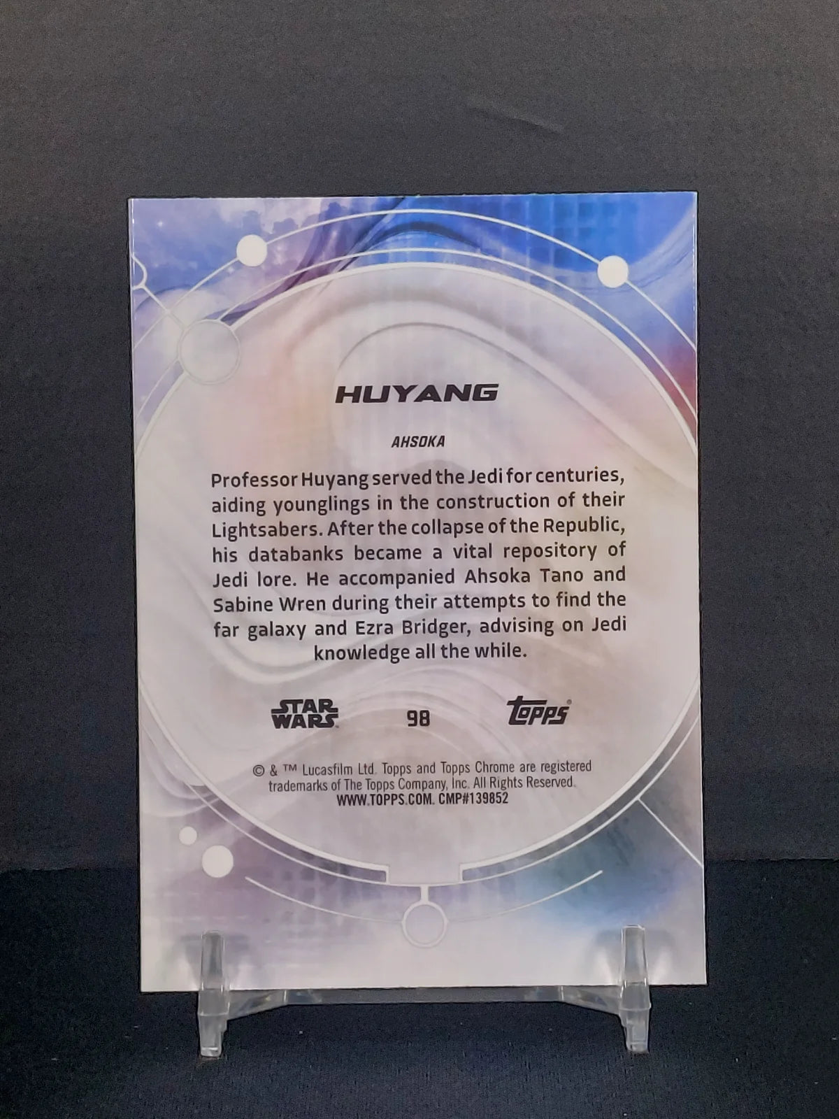 HUYANG #98 - 2026 Topps Chrome Star Wars Raywave Refractor