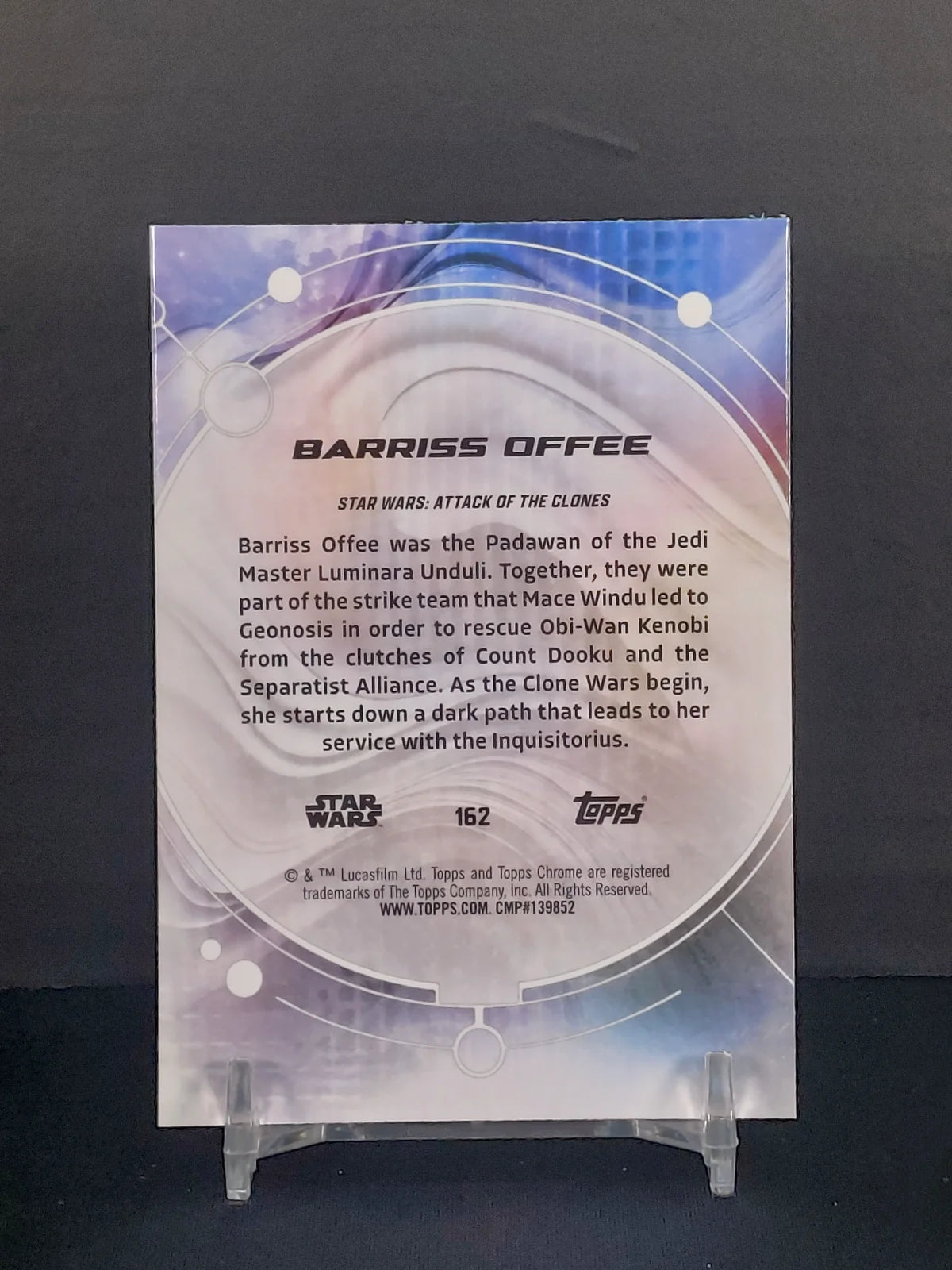 BARRISS OFFEE #162 - 2026 Topps Chrome Star Wars Raywave Refractor