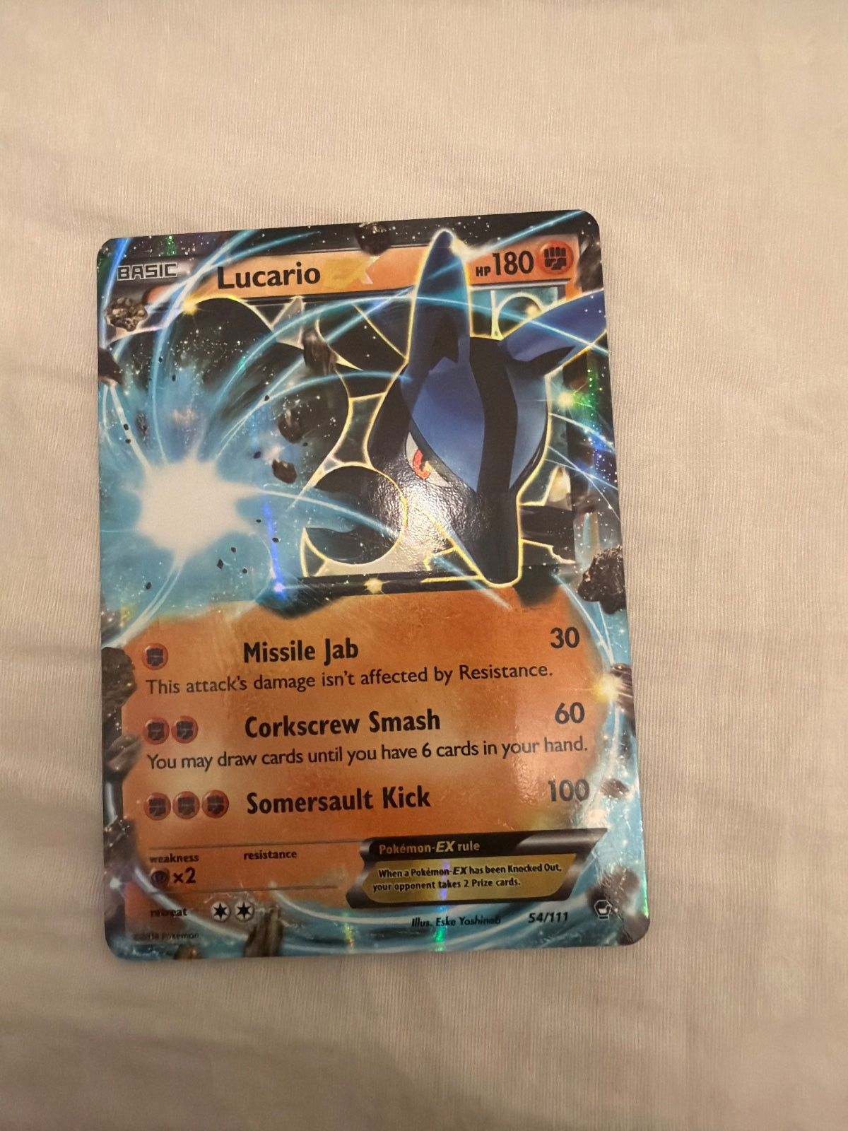 Lucario EX 54 (Furious Fists)