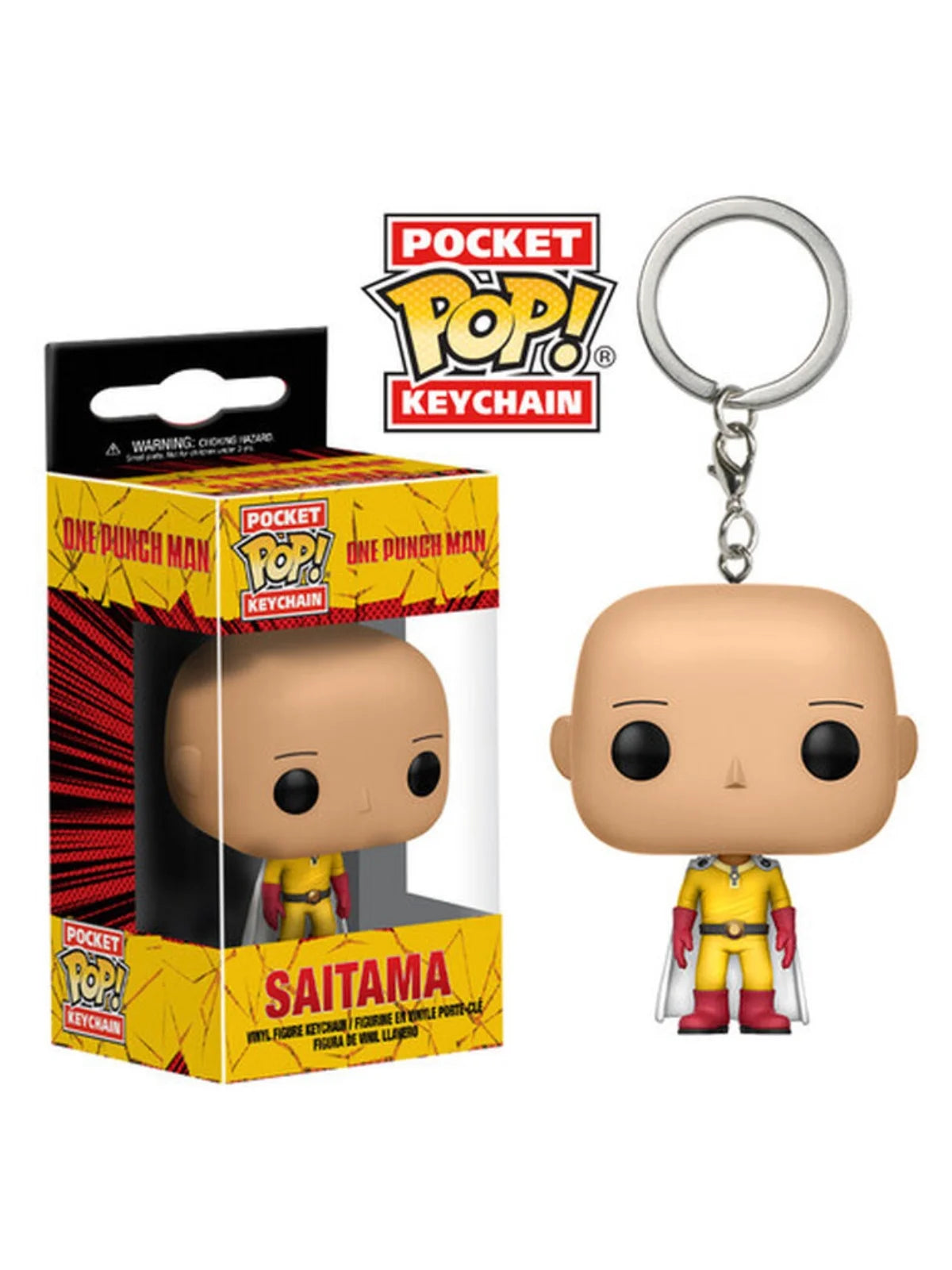 Funko POP! Saitama Keychain – One Punch Man