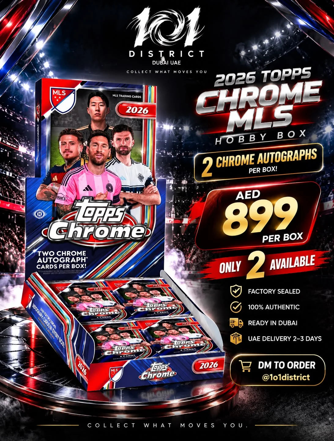 TOPPS CHROME MLS HOBBY BOX 2026