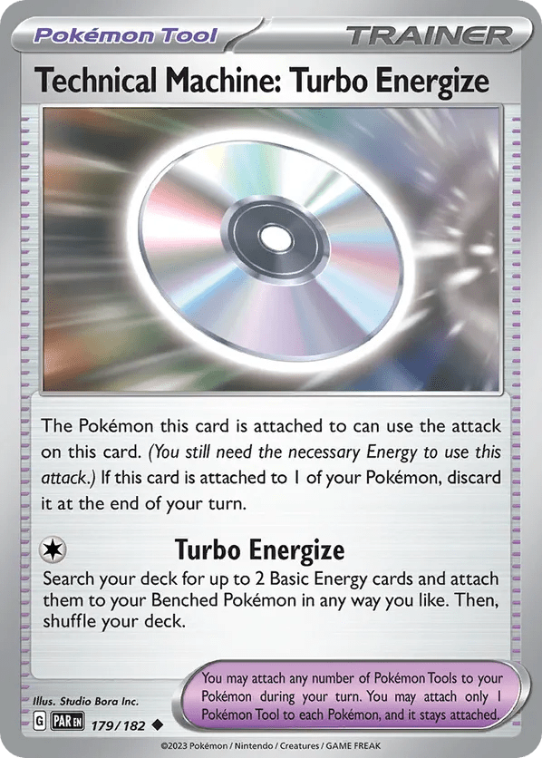 179/182 Technical Machine: Turbo Energize - Reverse Holo - Paradox Rift by Poké Zen DXB on MYNTED