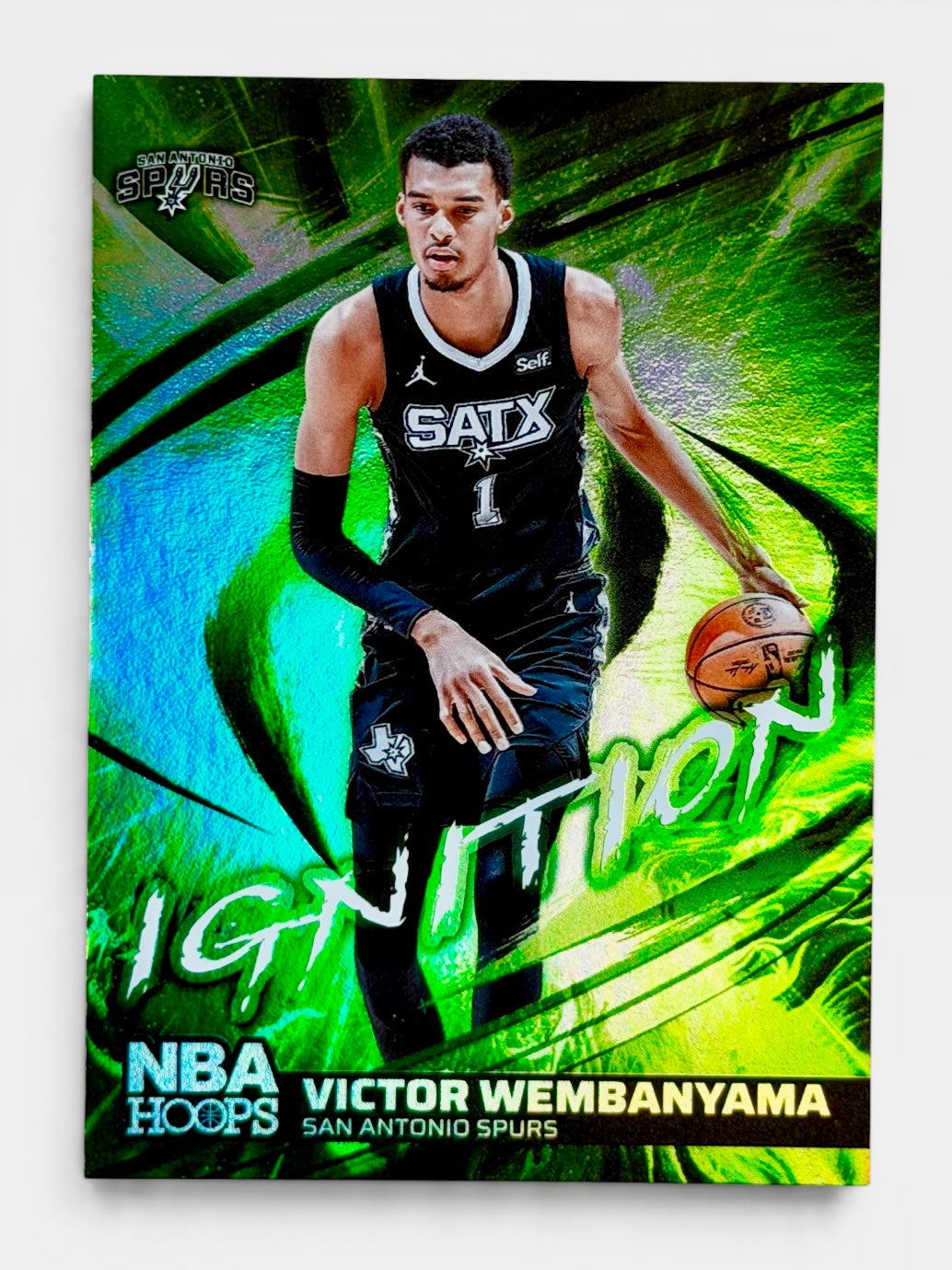 2024-25 Panini NBA Hoops Victor Wembanyama Ignition Holo