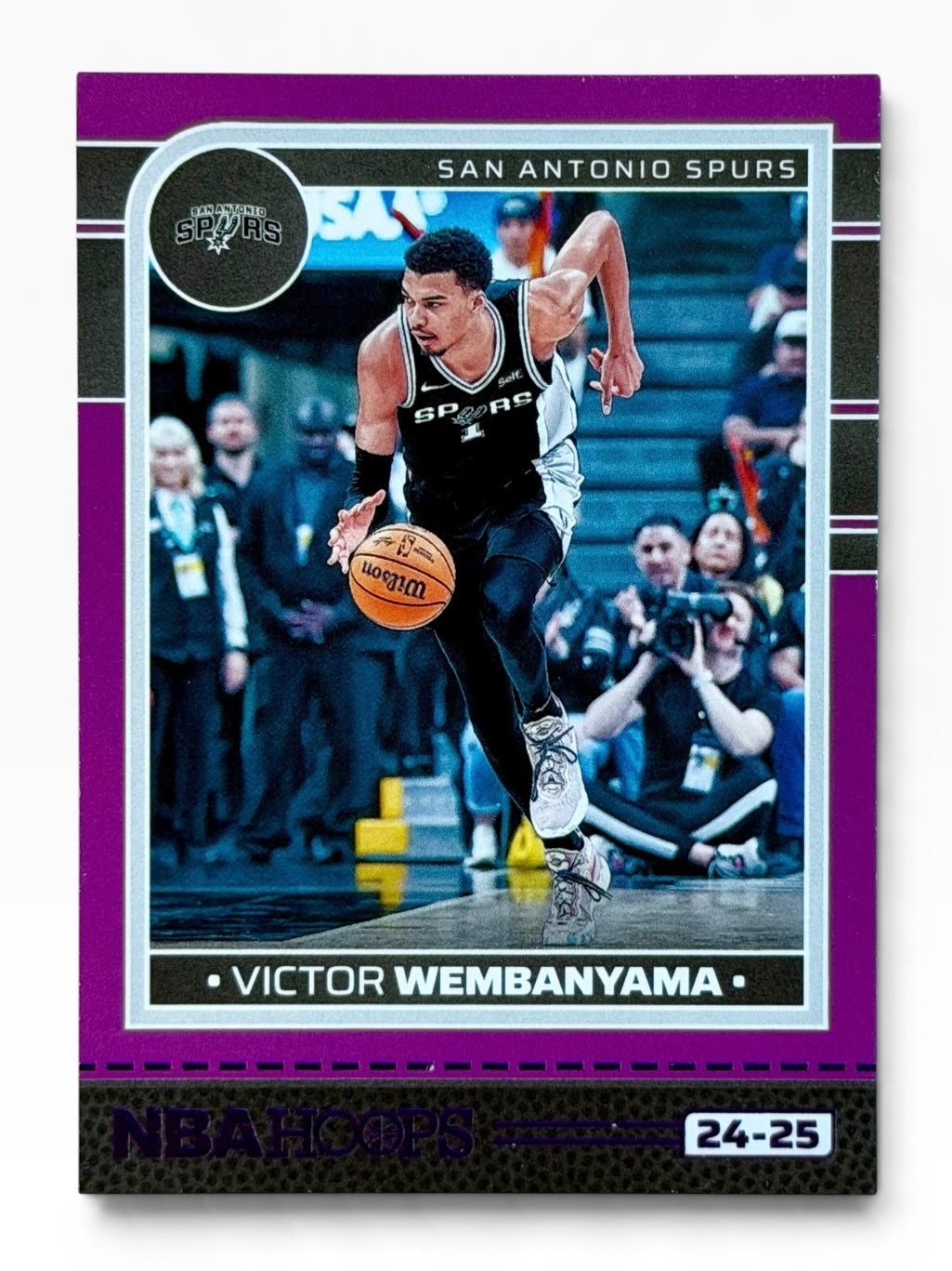 2024-25 Panini NBA Hoops Victor Wembanyama Purple