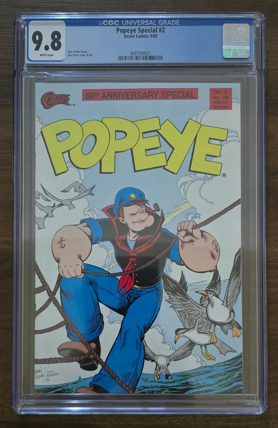 1988 Popeye Special #2 - 60th Anniversary Special CGC9.8