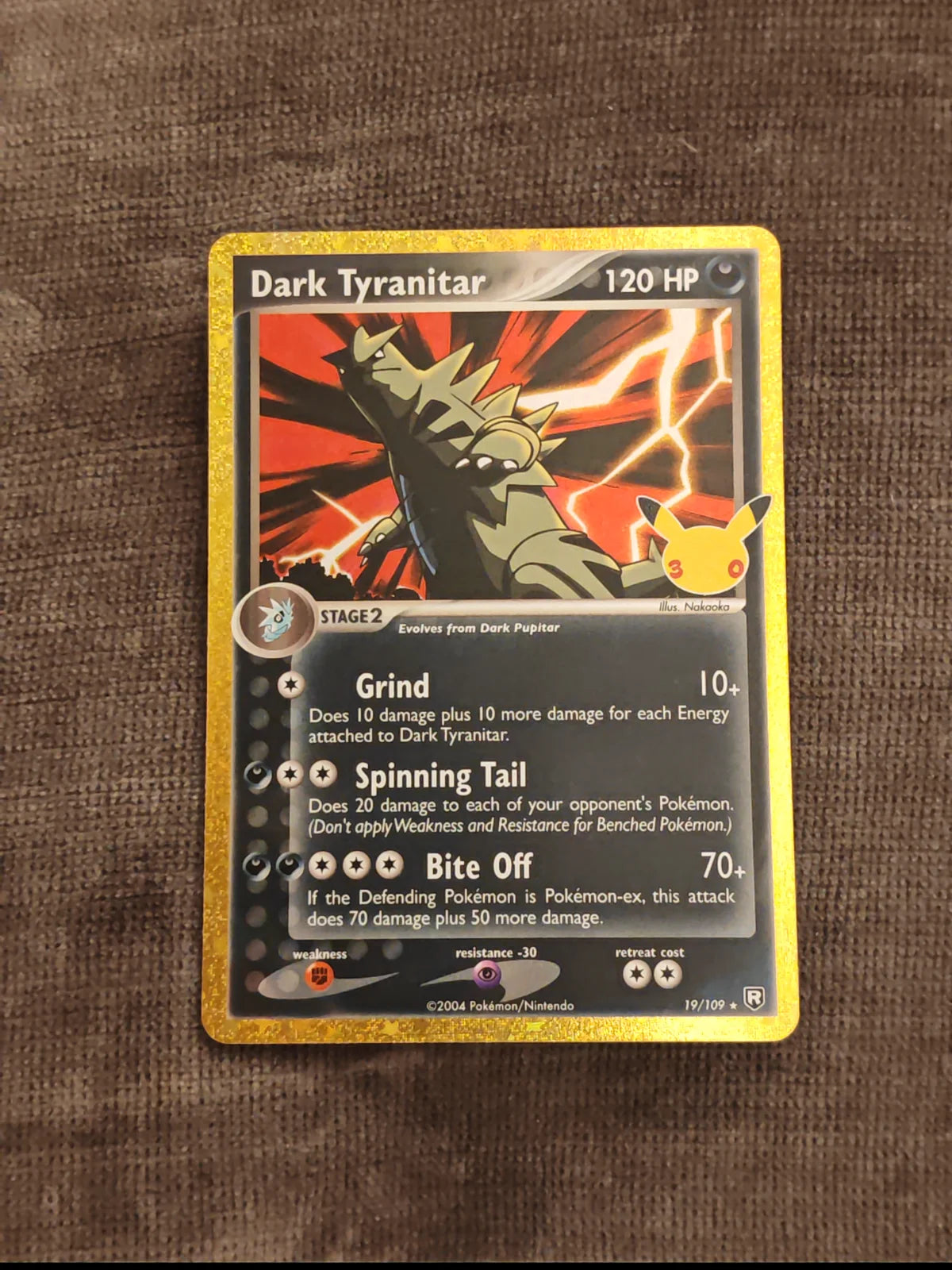 Dark Tyranitar 19/109 (30th Celebration: Classic Collection)