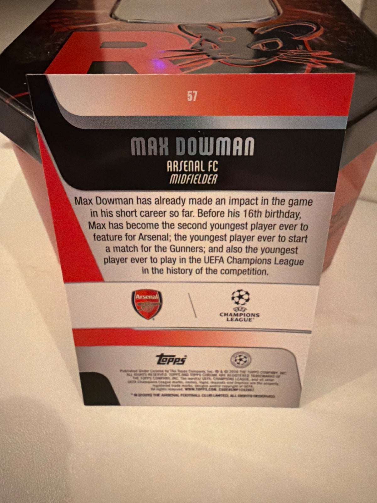 Topps Chrome Max Dowman RC