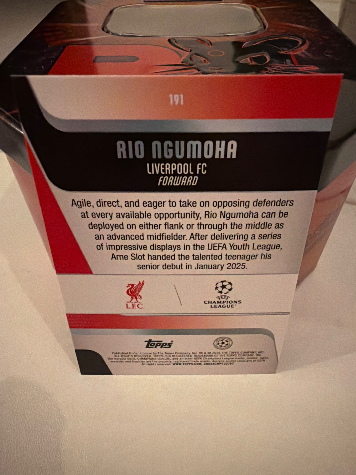 Topps Rio Ngumoha RC