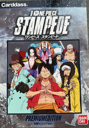 2019 One Piece Carddass Premium Edition Stampede Set - Luffy Boa Law Sabo Lucci