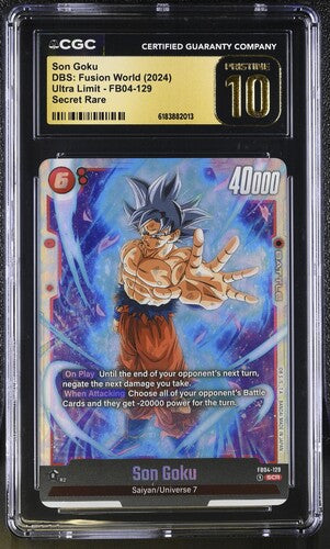 Son Goku - FB04-129 (Ultra Limit) — CGC 10 (Pristine)