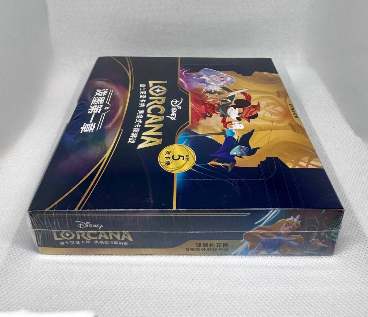 Disney Lorcana TCG — The First Chapter Slim Booster Box (LS1) — Simplified Chinese — 24 Packs / 120 Cards — Factory Sealed