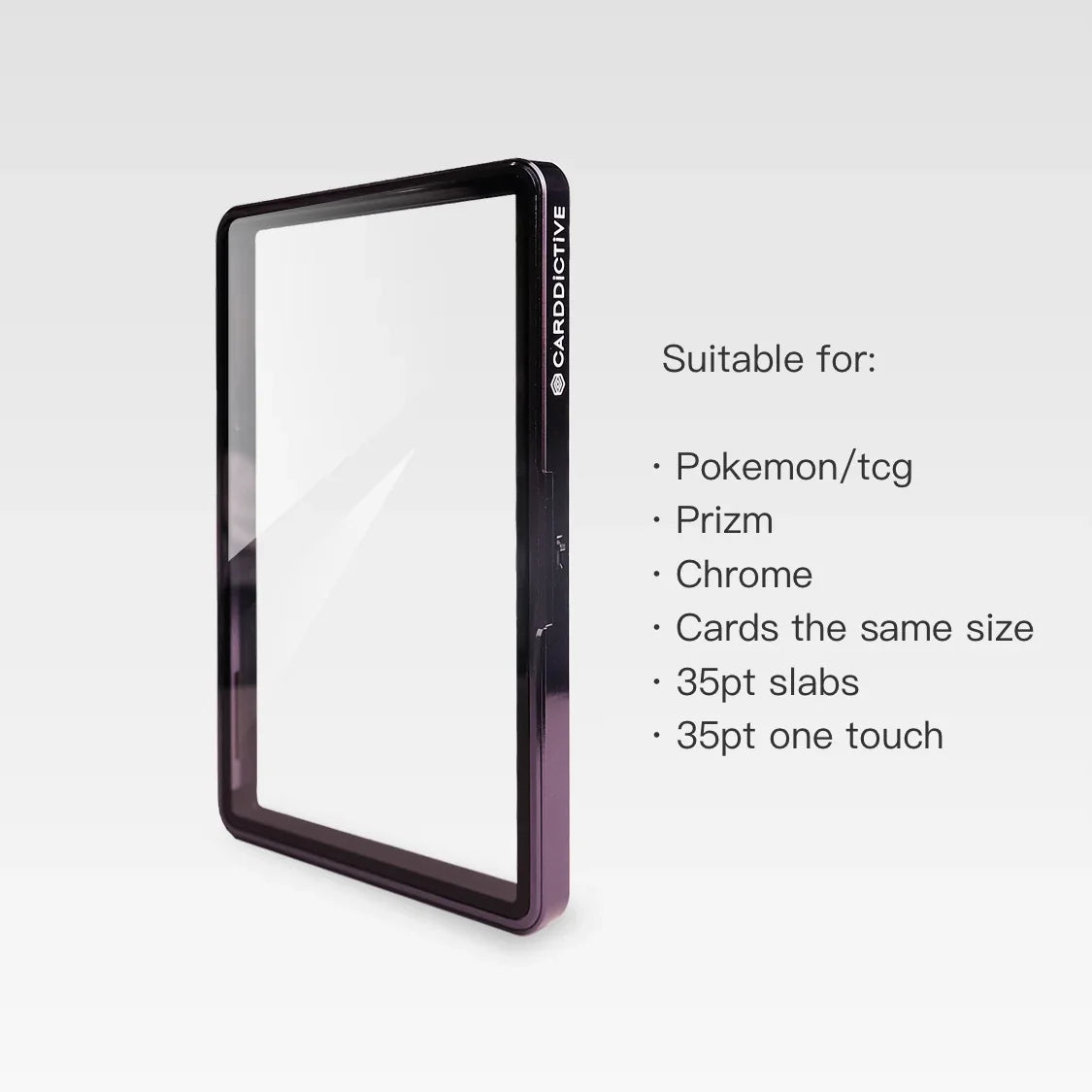 CARDDICTIVE - PSA/TAG/CGC Slab Protector - C35-Pro Obsidian Violet