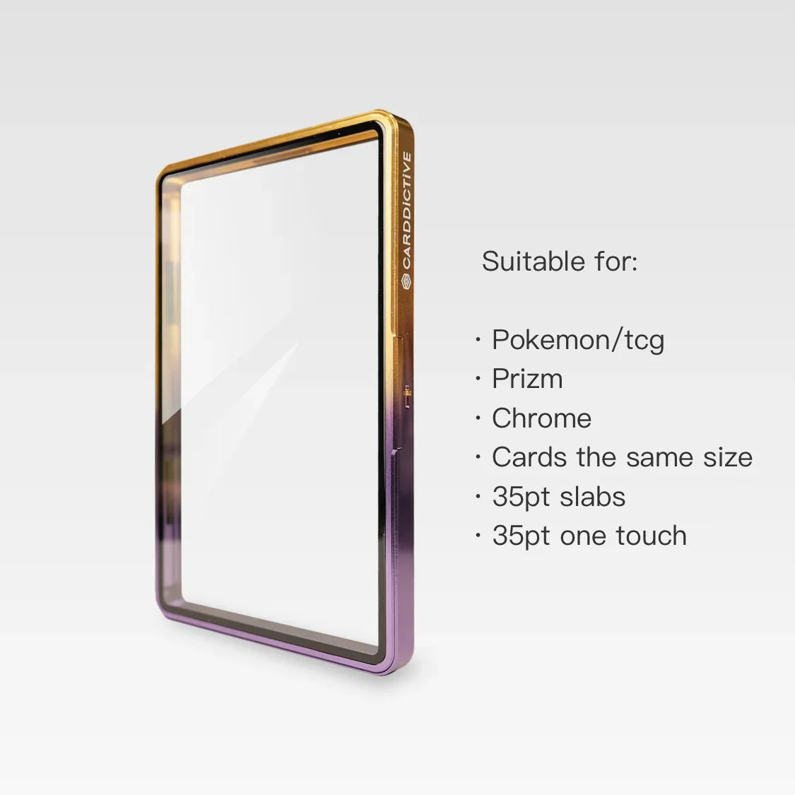 CARDDICTIVE - PSA/TAG/CGC Slab Protector - C35-Pro Dynasty Gold