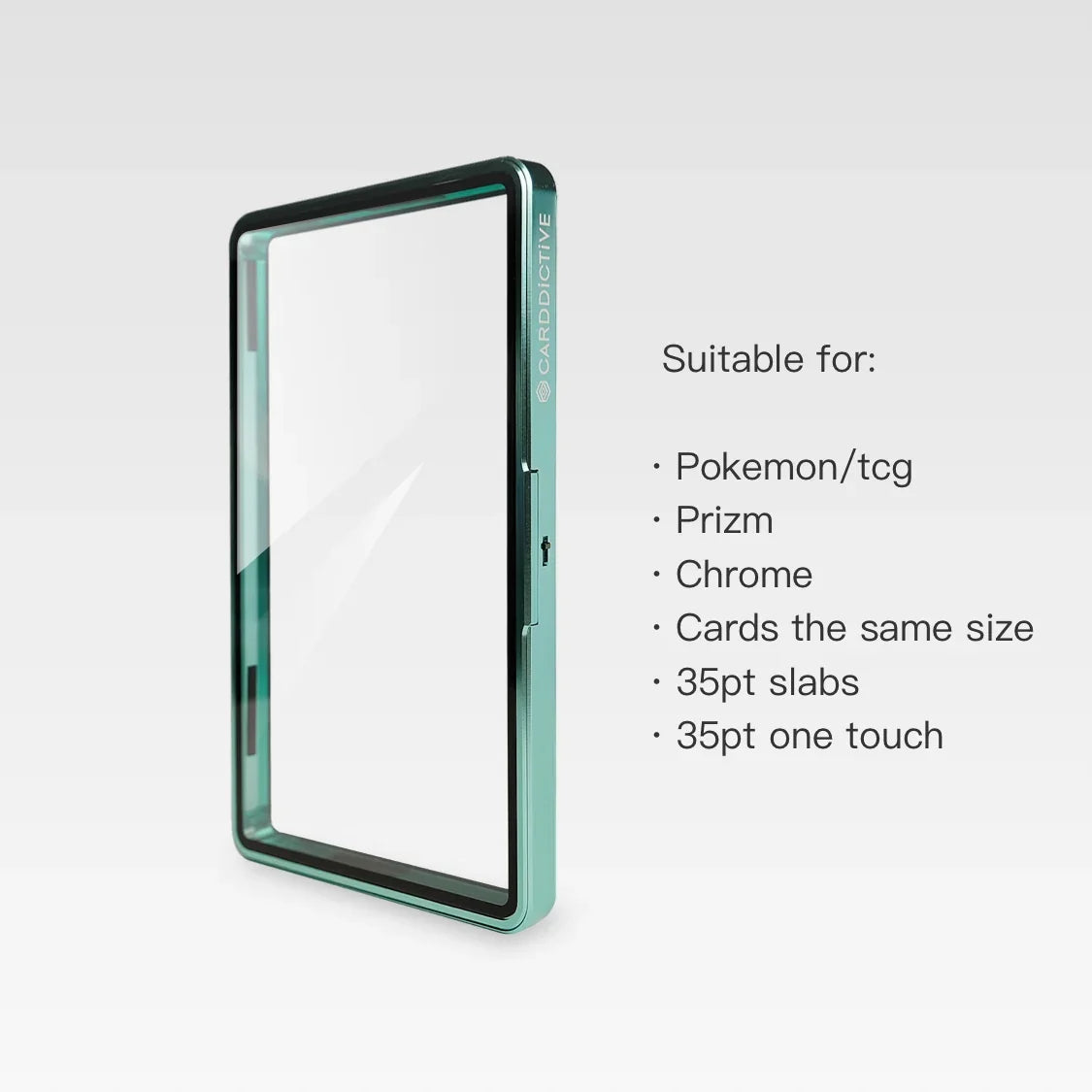 CARDDICTIVE - PSA/TAG/CGC Slab Protector - C35-Pro Aqua Refractor