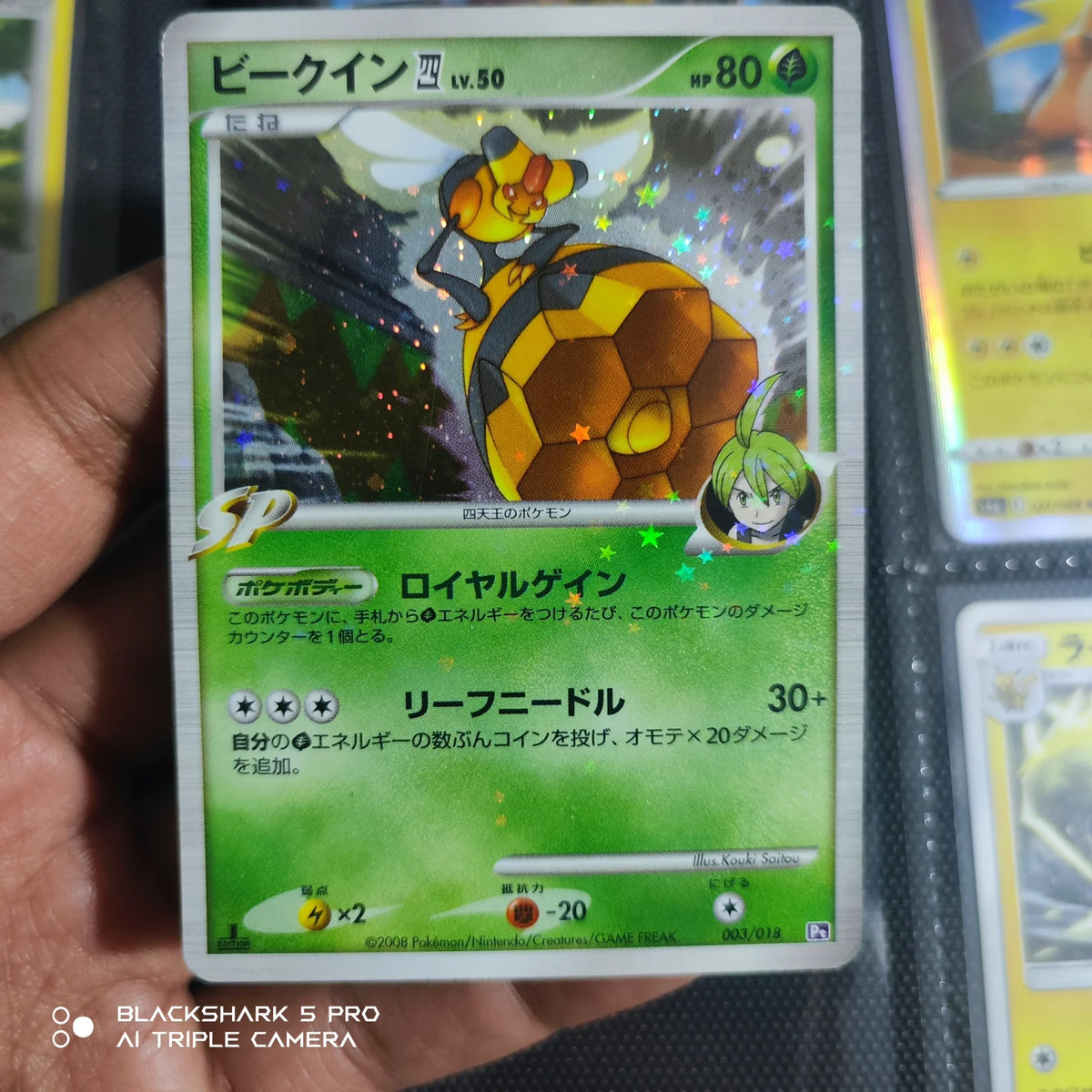 Vespiquen E4 003/018 · 1st Edition Holofoil (Infernape vs Gallade SP Deck Kit (Gallade))