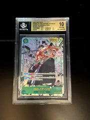 Roronoa Zoro (Alternate Art) (Manga) (JP) OP06-118 (Wings of the Captain) — BGS 10 (Pristine)