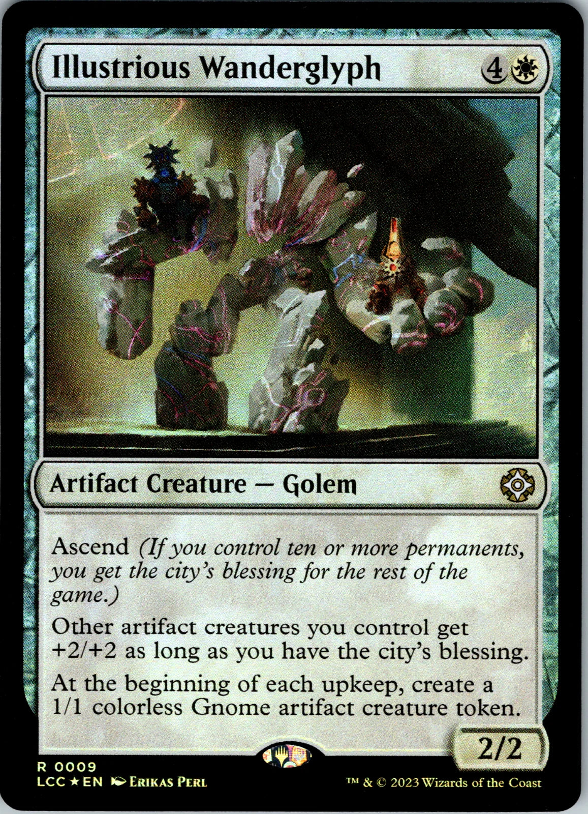 Illustrious Wanderglyph 9 · Foil (Commander: The Lost Caverns of Ixalan)