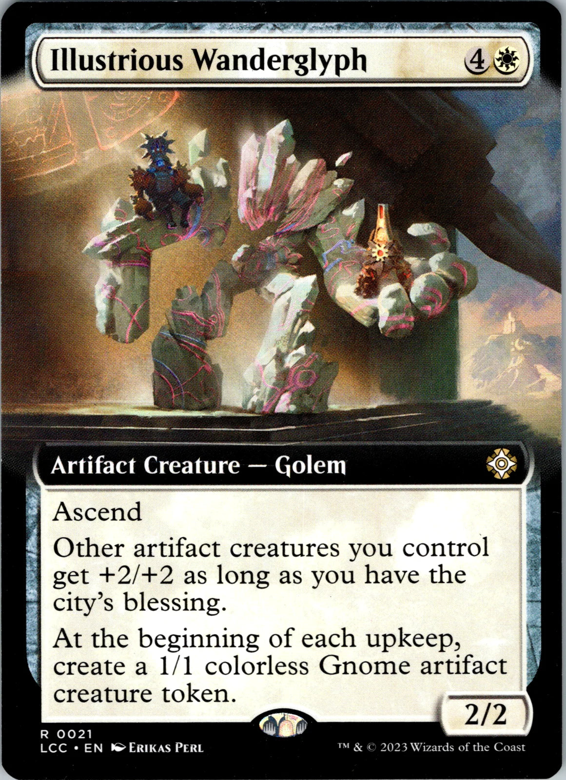 Illustrious Wanderglyph (Extended Art) 21 · Normal (Commander: The Lost Caverns of Ixalan)