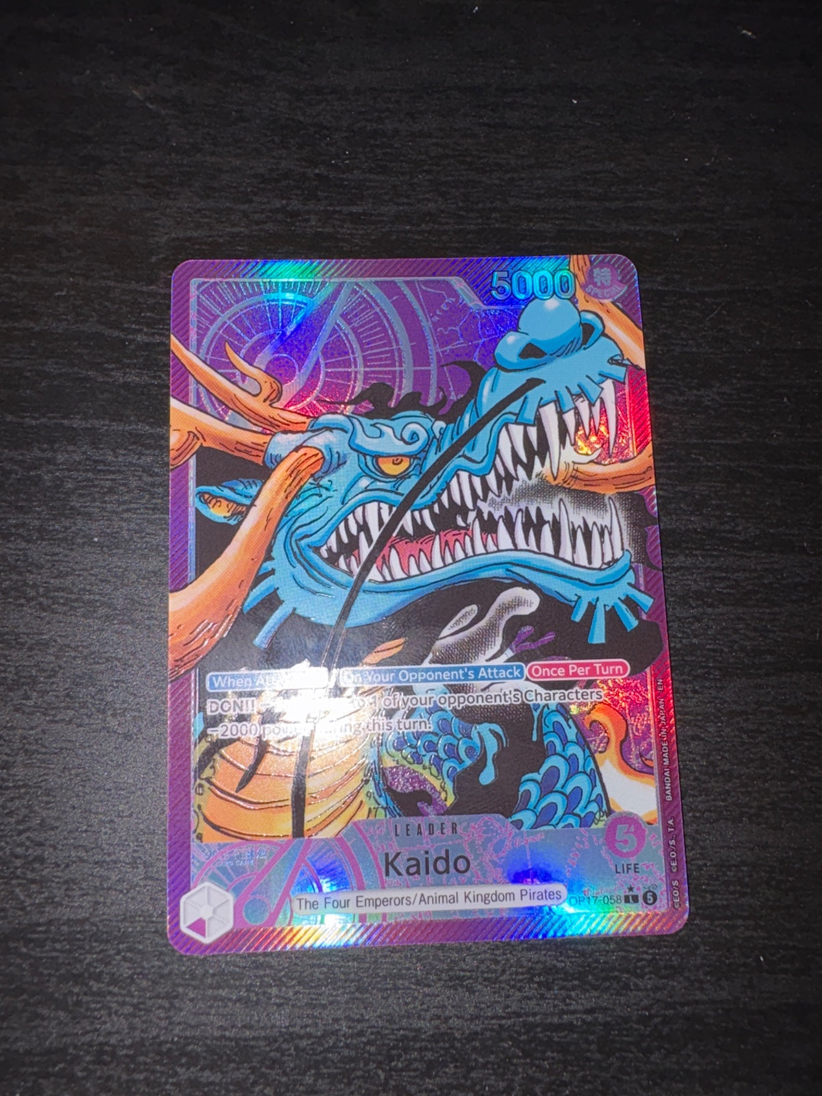 Kaido (058) (Alternate Art) OP17-058 (The World's Strongest Warriors)