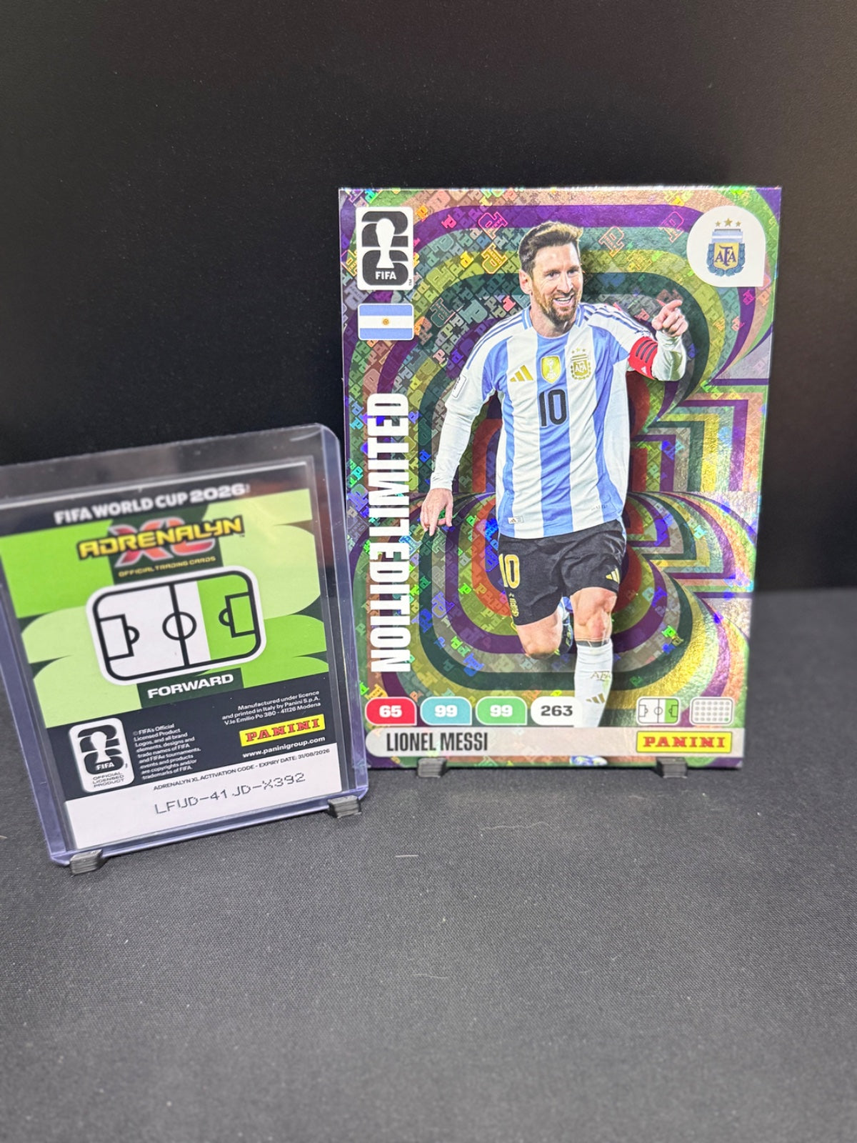 Panini Adrenalyn XL FWC 2026 XXL Limited Lionel Messi Hologram
