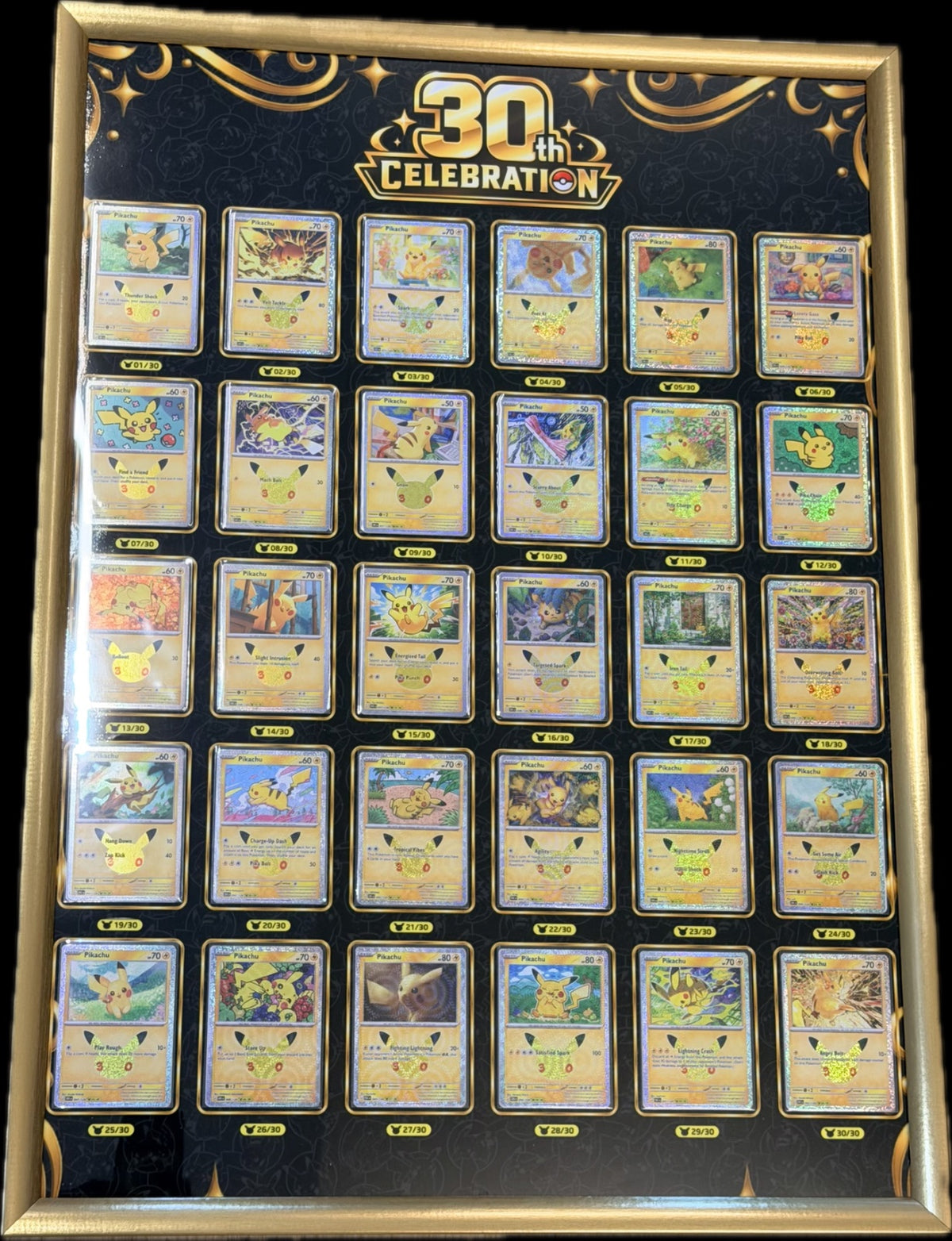 Pikachu 30th Celebration Set 30/30