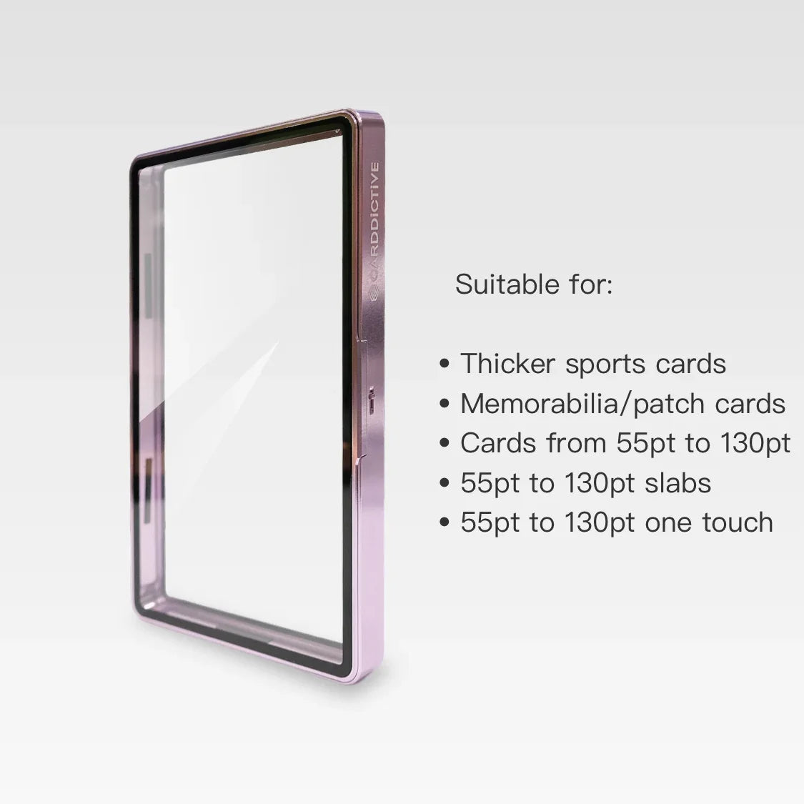 CARDDICTIVE - PSA/TAG/CGC Thick Slab Protector - C130-Pro Chrome Blossom