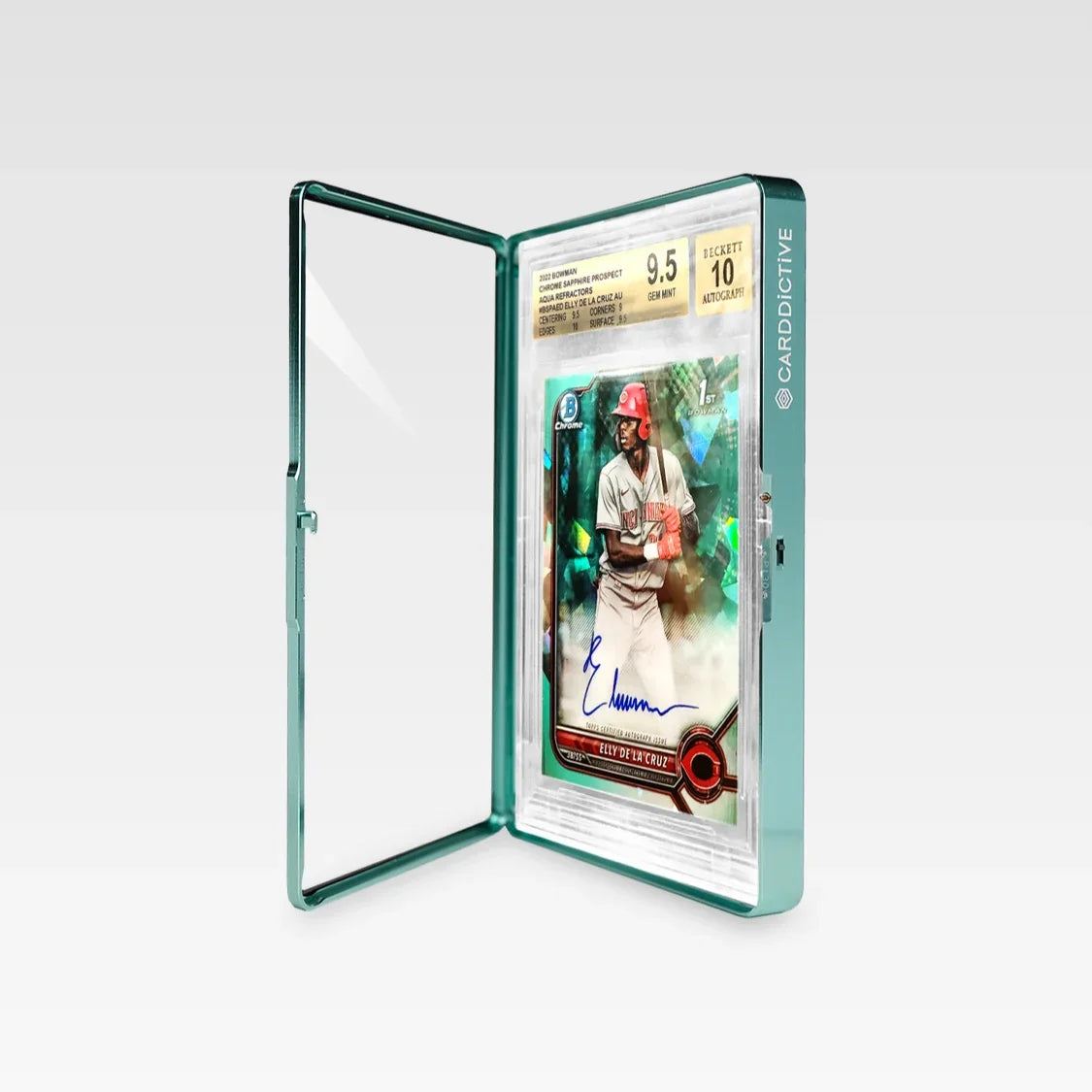 CARDDICTIVE - BGS Slab Protector - CB35-Pro Aqua Refractor