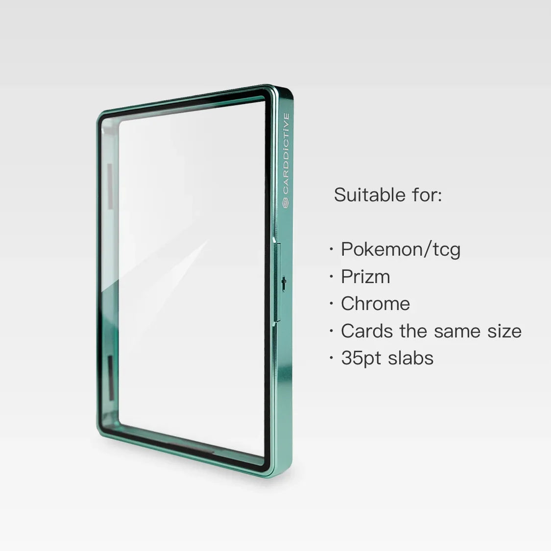 CARDDICTIVE - BGS Slab Protector - CB35-Pro Aqua Refractor