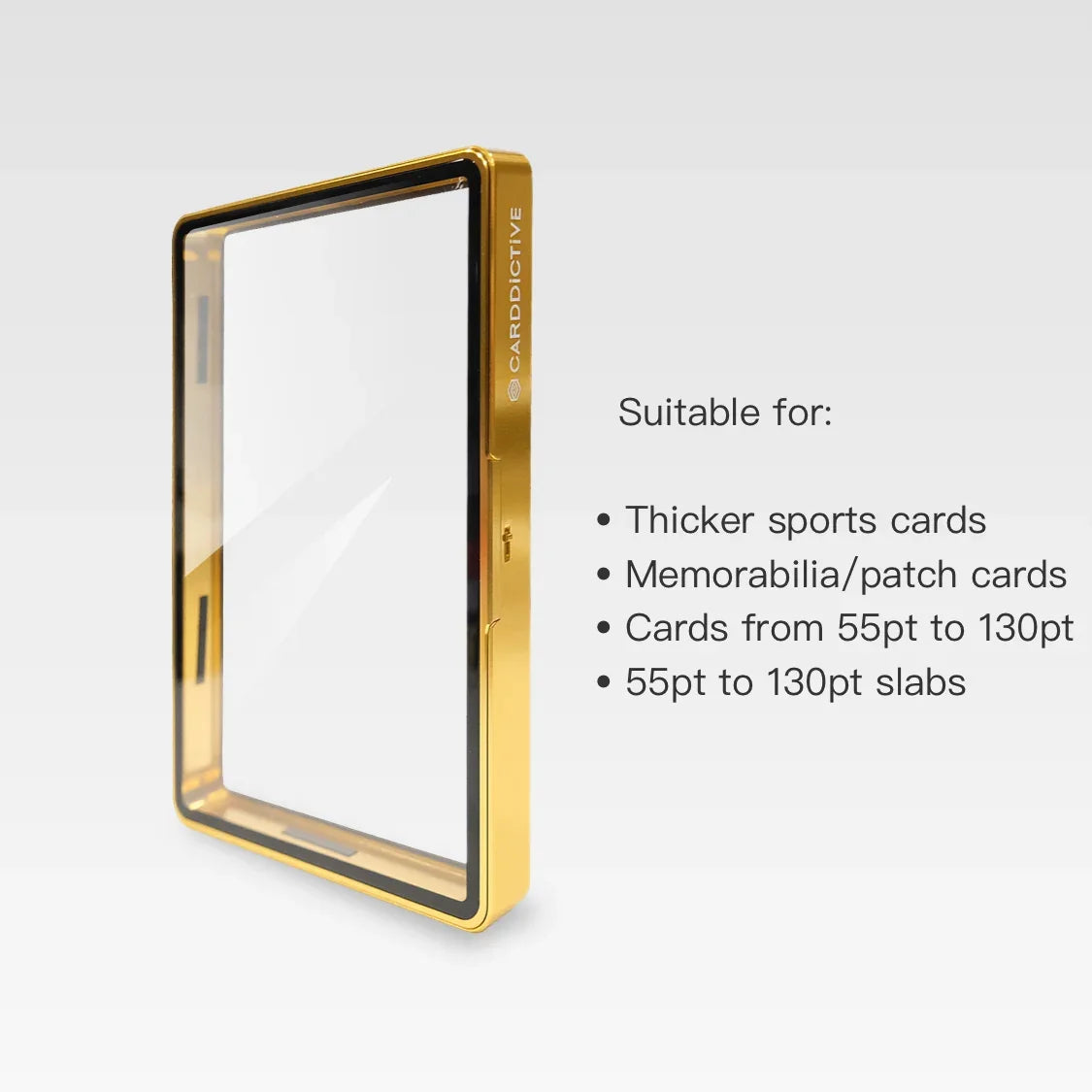 CARDDICTIVE - BGS Thick Slab Protector - CB130-Pro Gold Strike