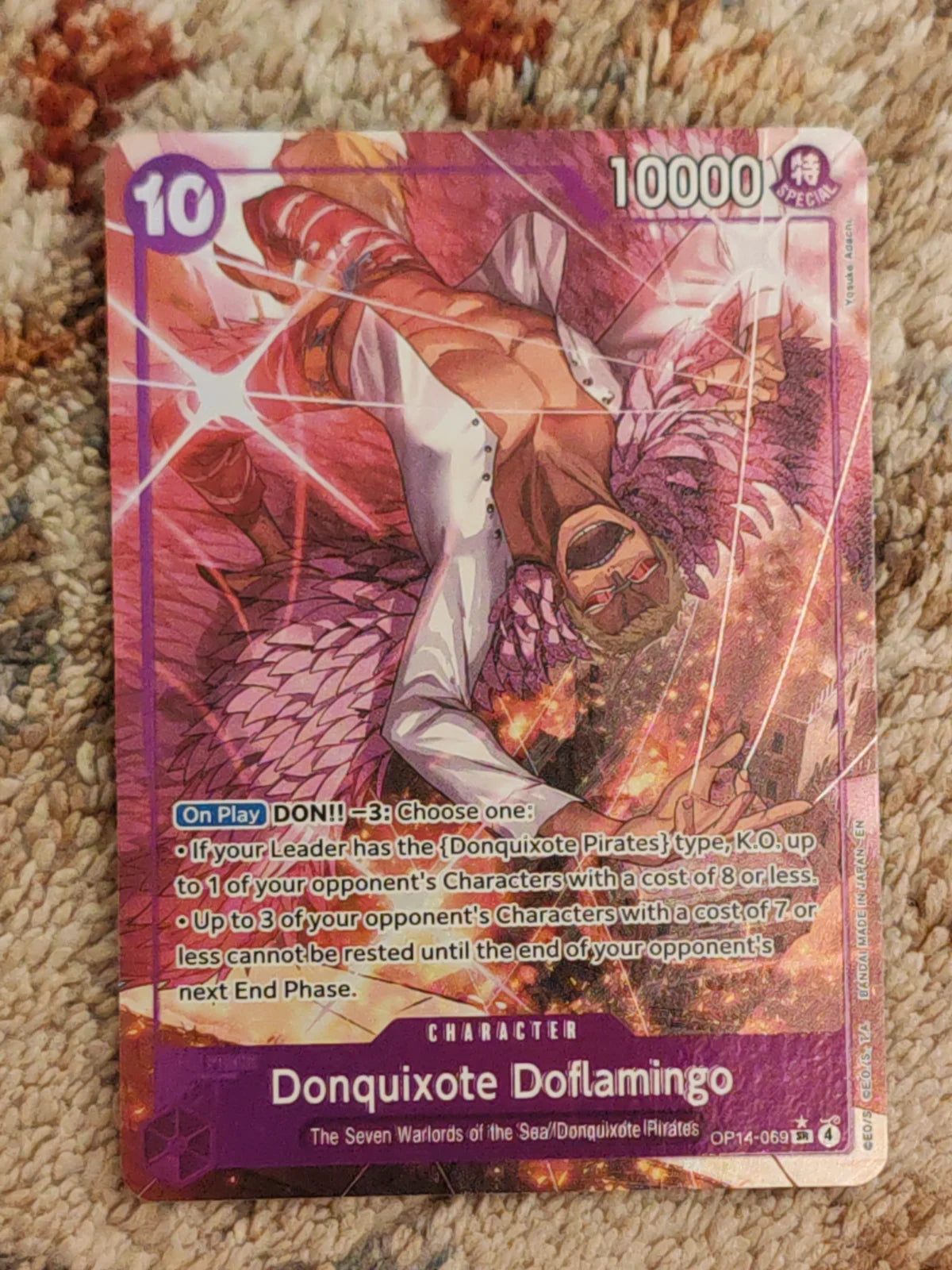 Donquixote Doflamingo - OP14-069 (Alternate Art) (The Azure Sea's Seven)