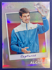 Carlos Alcaraz 2024 Topps Chrome Tennis Captured
