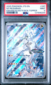 N's Reshiram (Journey Together Stamped) 167/159 (Scarlet & Violet Promo) — PSA 9