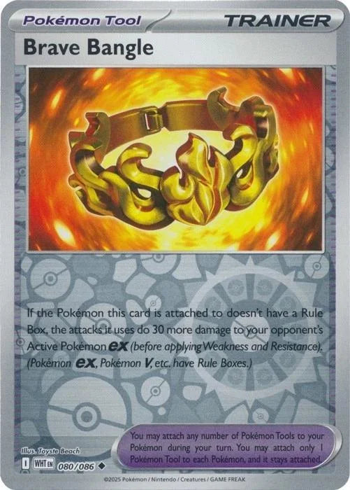Brave Bangle 080/086 · Reverse Holofoil (White Flare)