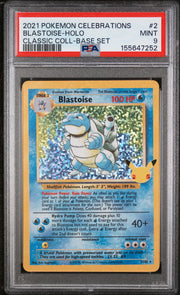 Blastoise 2/102 (Celebrations: Classic Collection) — PSA 9
