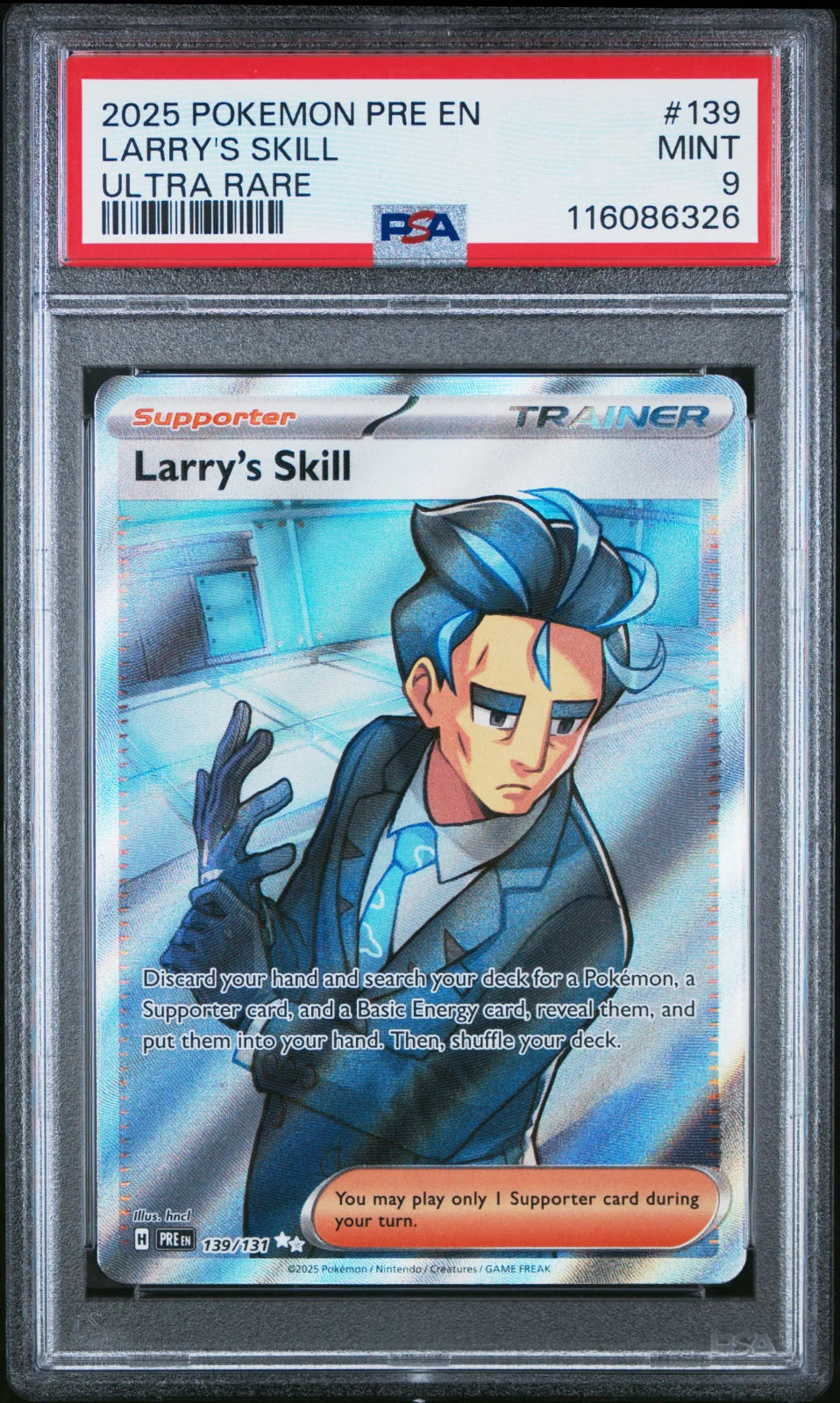 Larry's Skill 139/131 (Prismatic Evolutions) — PSA 9