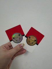 3D-Printed Pokémon Coin Holder for binder – Poké Ball Design
