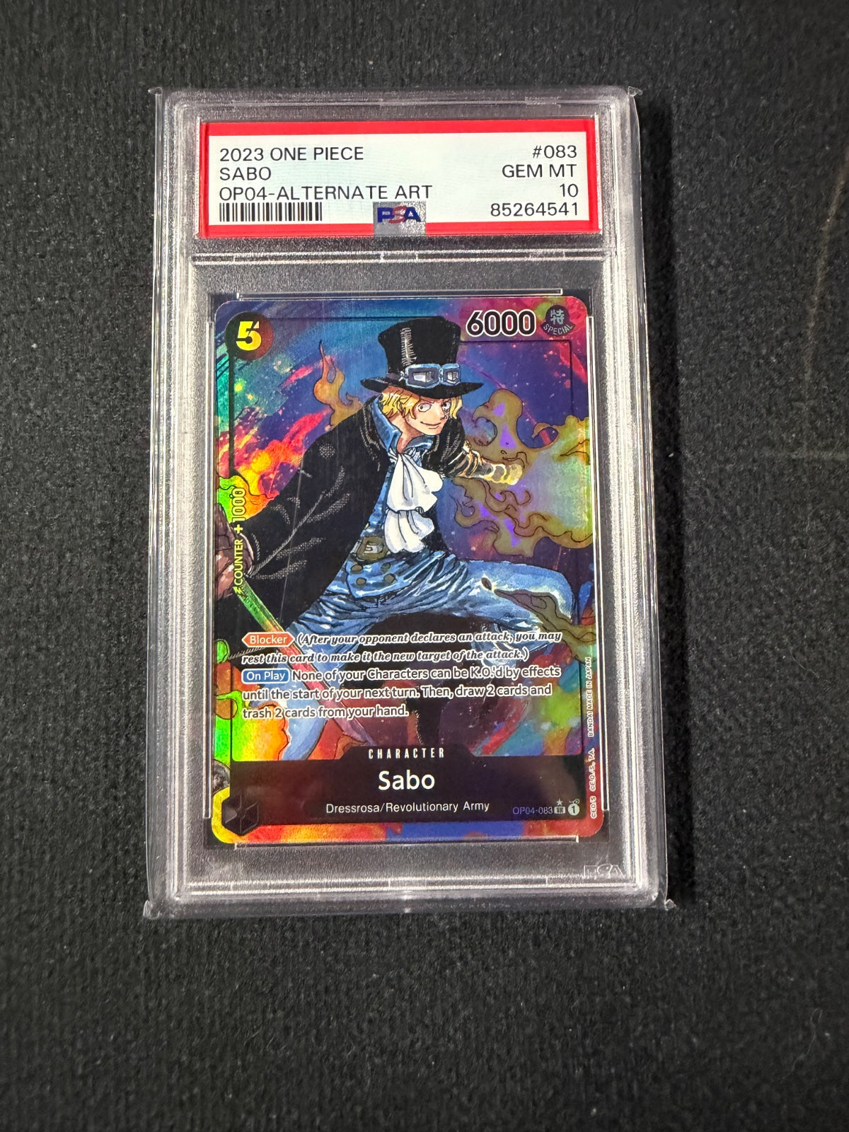 2023 One Piece Sabo OP04- Alternate Art
